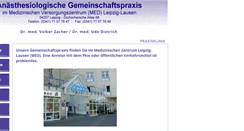 Desktop Screenshot of praxisklinik-lausen.de